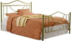 Κρεβάτι Roza-150x200-Χρυσό-Με ποδαρικό