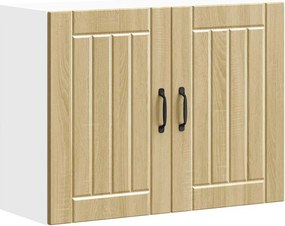 vidaXL ντουλάπι τοίχου κουζίνας "Lucca" Sonoma Oak Engineered Wood