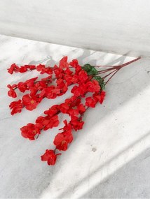 Stewehome Σετ τεχνητών ανθών με 7 κλαδιά κόκκινου χρώματος Κόκκινο