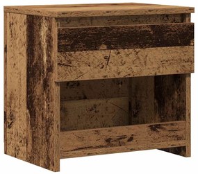 vidaXL ντουλάπι κομοδίνου Παλιό ξύλο 40x30x39 cm Κατασκευασμένο ξύλο