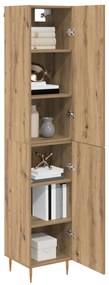 vidaXL Highboard 2 pcs Artisan Oak Επεξεργασμένο ξύλο