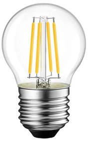 Λαμπτήρας LED G45 Bulb pakoworld 4W 3000K E27 clear