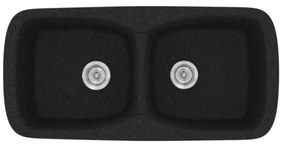 Sanitec Classic 319 Granite Black Νεροχύτης