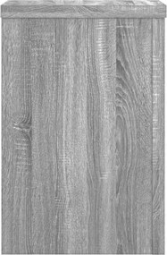 vidaXL Βάσεις Φυτών 2 Τεμ. Γκρι Sonoma 25x25x35 εκ. Επεξεργασμένο Ξύλο