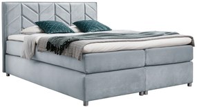 Επενδυμένο κρεβάτι Jodla-Gkri Anoixto-140 x 200