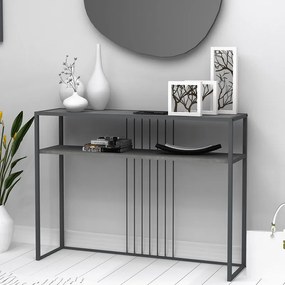 Κονσόλα Kary Megapap χρώμα γκρι σκυροδέματος 120x33x90εκ.
