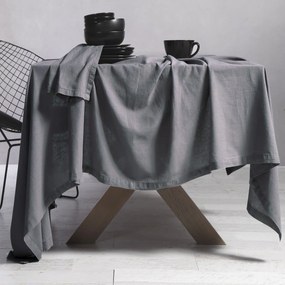 Τραπεζομάντηλο Cotton-Linen Grey Nef-Nef 150X250 150x250cm 100% Βαμβάκι