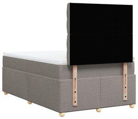 ΚΡΕΒΑΤΙ BOXSPRING ΜΕ ΣΤΡΩΜΑ TAUPE 120X190 ΕΚ. ΥΦΑΣΜΑΤΙΝΟ 3293530