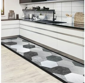 Διάδρομος Βινυλίου Grey Exagons - XL 83710 Ango 83710 Γκρι