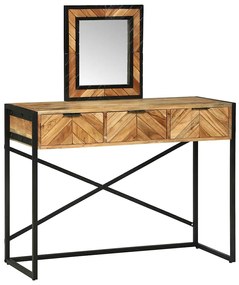 vidaXL Καθρέφτης Επιτραπέζιο 100x40x120 cm Σταθερό Ξύλο Ακακίας