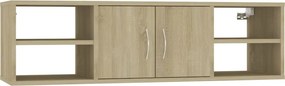 vidaXL Ράφι Τοίχου Sonoma Δρυς 102 x 30 x 29 εκ. Επεξ. Ξύλο