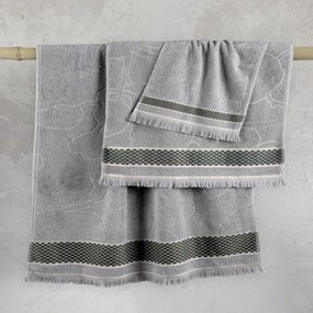Πετσέτα Sutra Grey Nima Χεριών 30x50cm 100% Cotton
