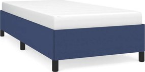 vidaXL Σκελετός Κρεβατιού Χωρίς Στρώμα Μπλε 80x200 εκ. Υφασμάτινο