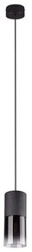 Φωτιστικό Οροφής Robin 310600132 Ø10x150cm Smoke-Black Trio Lighting Metal, Glass