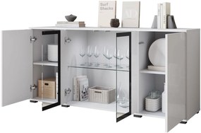 Μπουφές Caro SB 4D-Fusiko-Leuko gualistero