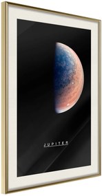 Αφίσα - The Solar System: Jupiter - 20x30 - Χρυσό - Με πασπαρτού
