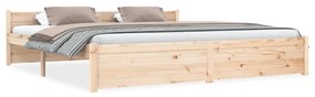 vidaXL Πλαίσιο Κρεβατιού 180 x 200 εκ. Μασίφ Ξύλο Super King Size