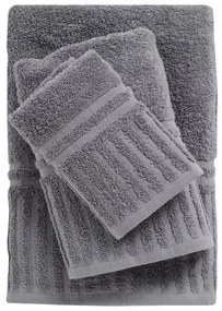 Πετσέτες Best 0748 (Σετ 3τμχ) Grey Das Home Towels Set 70x140cm 100% Βαμβάκι