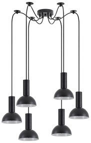 Φωτιστικό Οροφής Πολύφωτο Homelighting 77-8555 Black