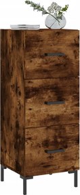 vidaXL Ντουλάπι Καπνιστή Δρυς 34,5 x 34 x 90 εκ. Επεξεργασμένο Ξύλο