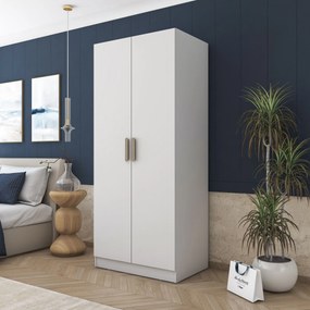 Ντουλάπα Λευκό BREBAN 90x57.5x210
