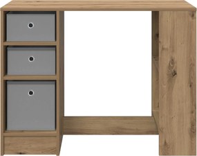 vidaXL Γραφείο Artisan Oak 100 x 40 x 75 cm Επεξεργασμένο Ξύλο