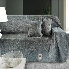 Ριχτάρι Matis Anthracite Guy Laroche Τετραθέσιο 180x350cm Ακρυλικό,Βαμβάκι, Polyester