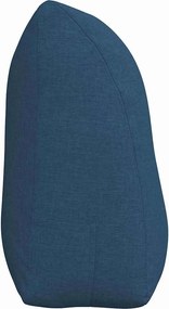 vidaXL Μαξιλάρι Πλάτης Μπλε 100 x 24 x 50 εκ ύφασμα