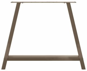 vidaXL Πόδια Τραπεζαρίας Σχήματος Α 2 τεμ. 90x(72-73) εκ. Ατσάλι