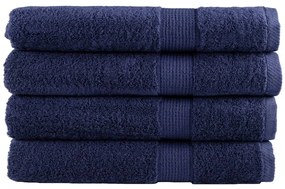 Πετσέτες Σάουνας Premium SOLUND 4 τεμ. Μπλε Σκούρο Μπλε 80x200 εκ. 600 γρ./μ²