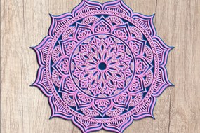 Σετ των 2 Intra απο ξύλο plywood 3mm-4mm πάχος 3D Layered Mandala – κοπής πολλαπλών επιπέδων Δίασταση 30x30 cm INTRAFABR-14531457