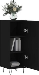vidaXL Ντουλάπι Μαύρο 34,5 x 34 x 90 εκ. από Επεξεργασμένο Ξύλο