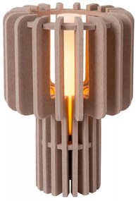 Φωτιστικό Επιτραπέζιο Lucide 45591-01-41 ROLLO Τοπέ (Taupe)|Λευκό (White)