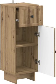 vidaXL Ντουλάπι Αποθήκευσης Μπάνιου EDE Artisan Δρυς 30 x 31 x 80 εκ.