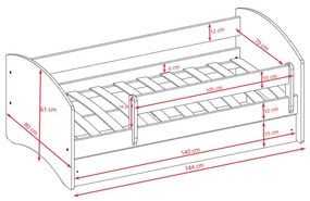 Παιδικό κρεβάτι Babydreams Cartoon-Leuko-180 x 80-Dancer