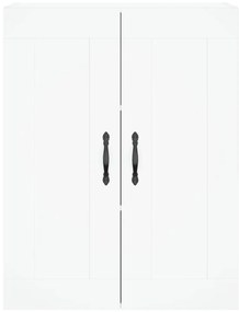 vidaXL Ντουλάπι Λευκό 69,5x34x180 εκ. από Επεξεργασμένο Ξύλο