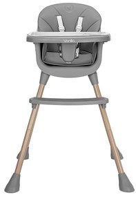 Καρεκλάκι φαγητού Vanilla 3in1 Grey Leather 10100572506 Lorelli