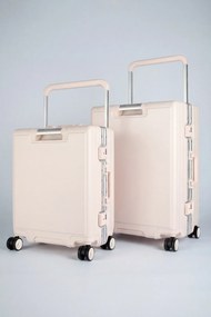 Stewehome Σετ 2 τεμαχίων βαλίτσες από πολυανθρακικό μεσαίου και καμπίνας σετ βαλίτσας 54x41x25 cm