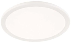 Φωτιστικό Οροφής - Πλαφονιέρα Camillus R62922401 24W Led Φ40cm 3cm White RL Lighting Πλαστικό