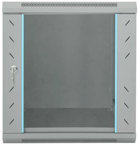 vidaXL Ντουλάπα δικτύου με αποθήκευση Γκρι 53 x 60 x 60 εκ Ατσάλι