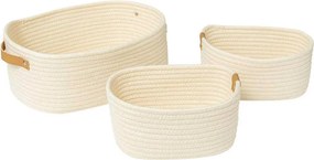 ΨΆΘΙΝΑ &amp; ΥΦΑΣΜΆΤΙΝΑ ΚΑΛΆΘΙΑ X3 IVORY BASKET DUO MARQUE : FIVE