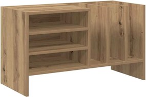 vidaXL Ντουλάπι δίσκων βινυλίου Artisan Oak 78,5 x 35 x 45 εκ