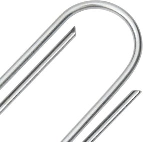 vidaXL Στηρίγματα Εδάφους Σχήμα U 25 τεμ. 15x3,5 εκ. Γαλβαν. Ατσάλι