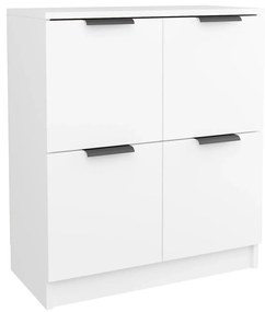 vidaXL Συρταριέρα Λευκή 60 x 30 x 70 εκ. από Επεξεργασμένο Ξύλο
