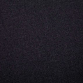 vidaXL Καναπές Τριθέσιος Μαύρος Υφασμάτινος