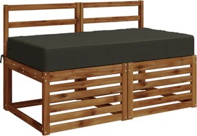 vidaXL Μαξιλάρια Καθίσματος SOEST 100% Πολυεστέρας Ανθρακί