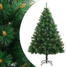 vidaXL Χριστουγεννιάτικο Δέντρο Τεχνητό Αρθρωτό Με Βάση 240εκ. από PVC