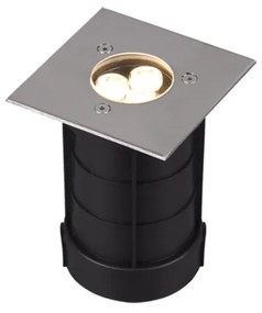 Belaja Φωτιστικό Προβολάκι LED Εξωτερικού Χώρου 3W με Θερμό Λευκό Φως IP65 Ασημί Trio Lighting 821669107
