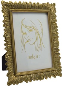 Κορνίζα Ανάγλυφη 24565-4 10x15cm Gold Ankor Πολυέστερ