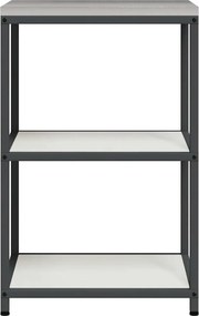 vidaXL Ράφι Κουζίνας HATTEM Λευκό 60 x 50 x 92 εκ Ατσάλι